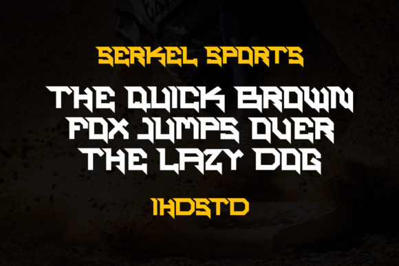 Serkel Font PNG with transparent background - Preview 2