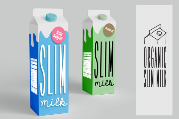 Slender Font PNG with transparent background - Preview 2