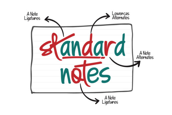 A Note Font - Preview 3