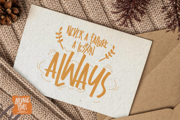 Average Issues Font - Preview 4