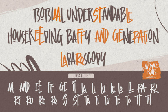 Average Issues Font - Preview 6