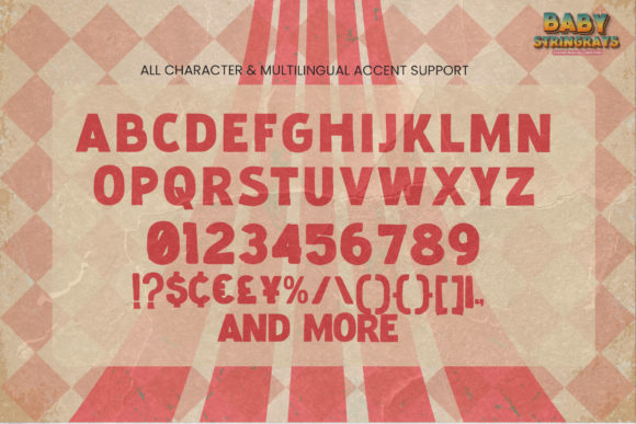 Baby Stringrays Font - Preview 5