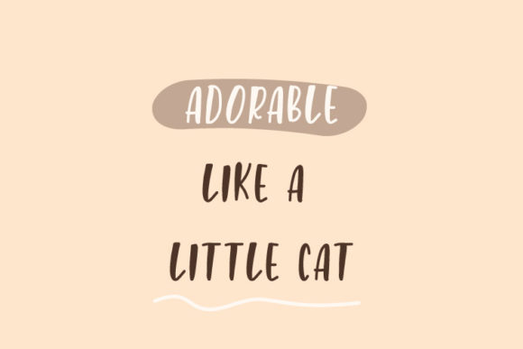 ChildPets Font PNG with transparent background - Preview 1
