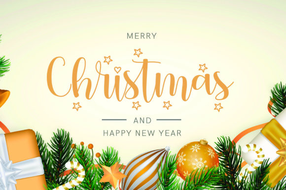 Christmas Bless Font - Preview 1