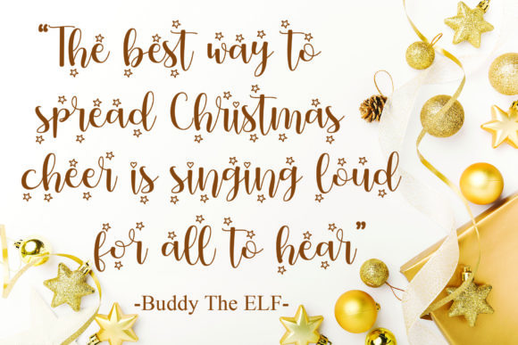 Christmas Bless Font - Preview 2