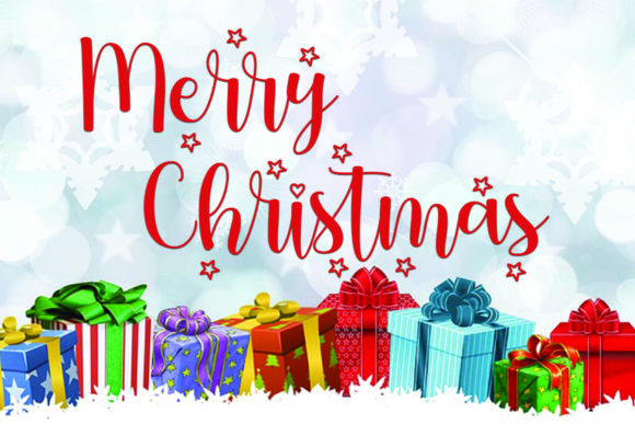 Christmas Bless Font - Preview 4