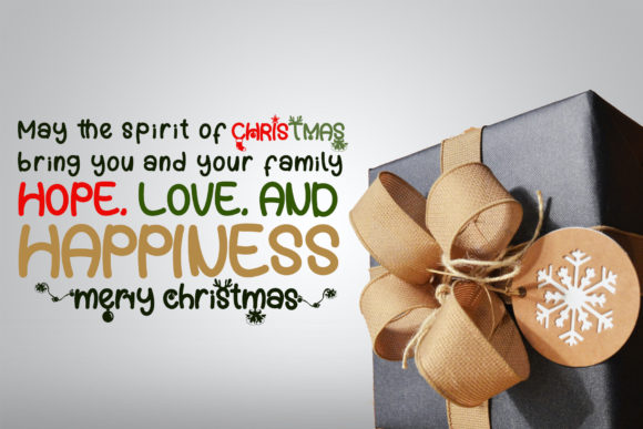 Christmas Kring-kring Font - Preview 1