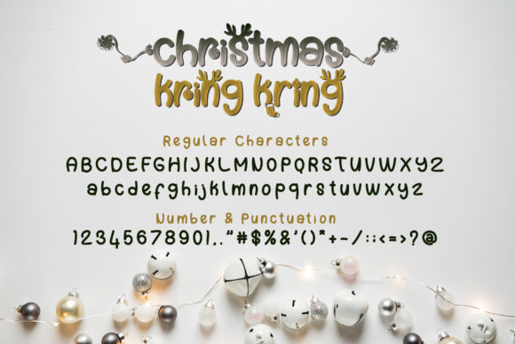 Christmas Kring-kring Font - Preview 6