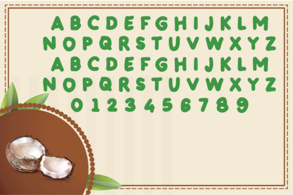 Coconute Font - Preview 1