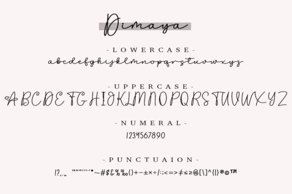 Dimaya Font - Preview 6
