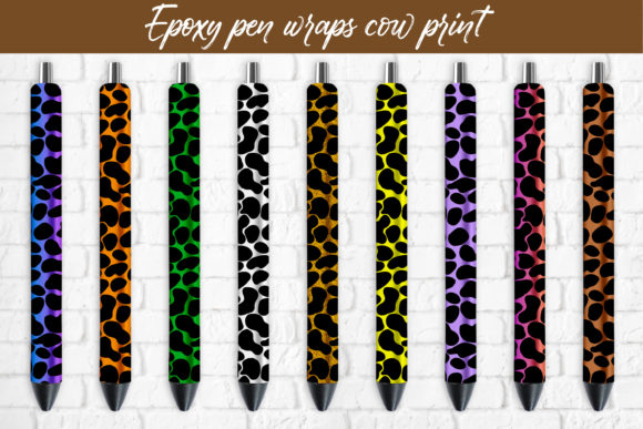 Epoxy Pen Wraps Sublimation Cow Print Afbeelding Crafts Door Svetlanakrasdesign