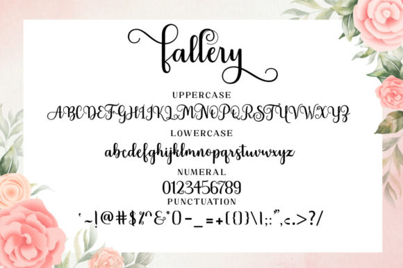 Fallery Script Font - Preview 6