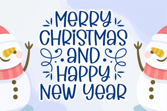 Frosty Snowy Font - Preview 1