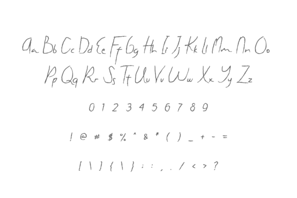 Hai Chalk Font PNG with transparent background - Preview 3