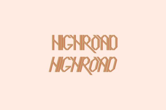 Highroad Font - Preview 1