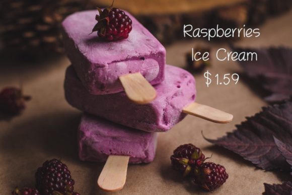 Icecream Homemade Font PNG with transparent background - Preview 1