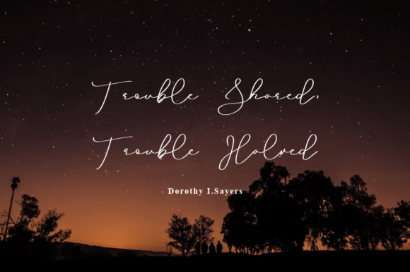 Julaika Font PNG with transparent background - Preview 2