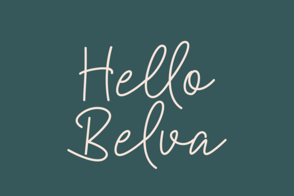 Meflin Script Font PNG with transparent background - Preview 1