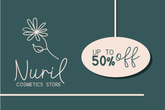 Meflin Script Font PNG with transparent background - Preview 2