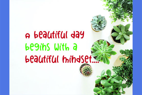 Merry Merry Font PNG with transparent background - Preview 3