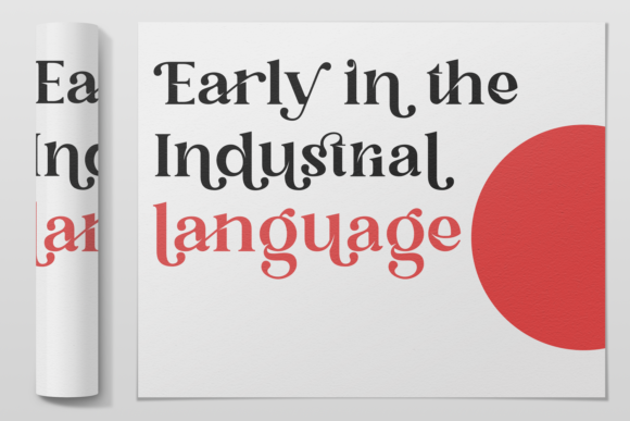 Qanect Elegant Font PNG with transparent background - Preview 3