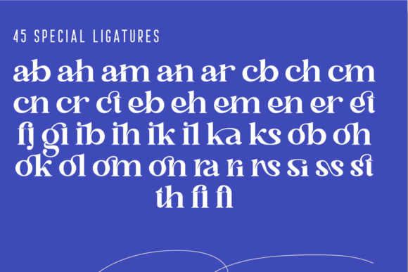 Qanect Elegant Font PNG with transparent background - Preview 5