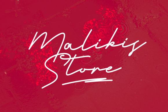 Red Bells Font PNG with transparent background - Preview 2