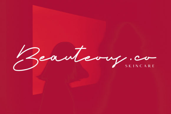 Red Bells Font PNG with transparent background - Preview 3