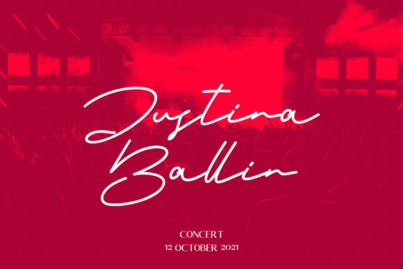 Red Bells Font PNG with transparent background - Preview 5