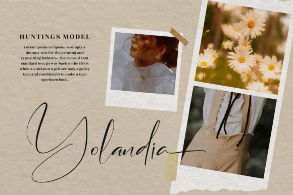 Rolanda Font PNG with transparent background - Preview 5