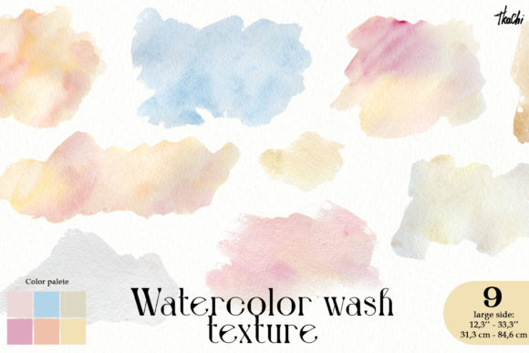 Watercolor Wash Texture Background Png Graphic Illustrations By AnnaTkachi