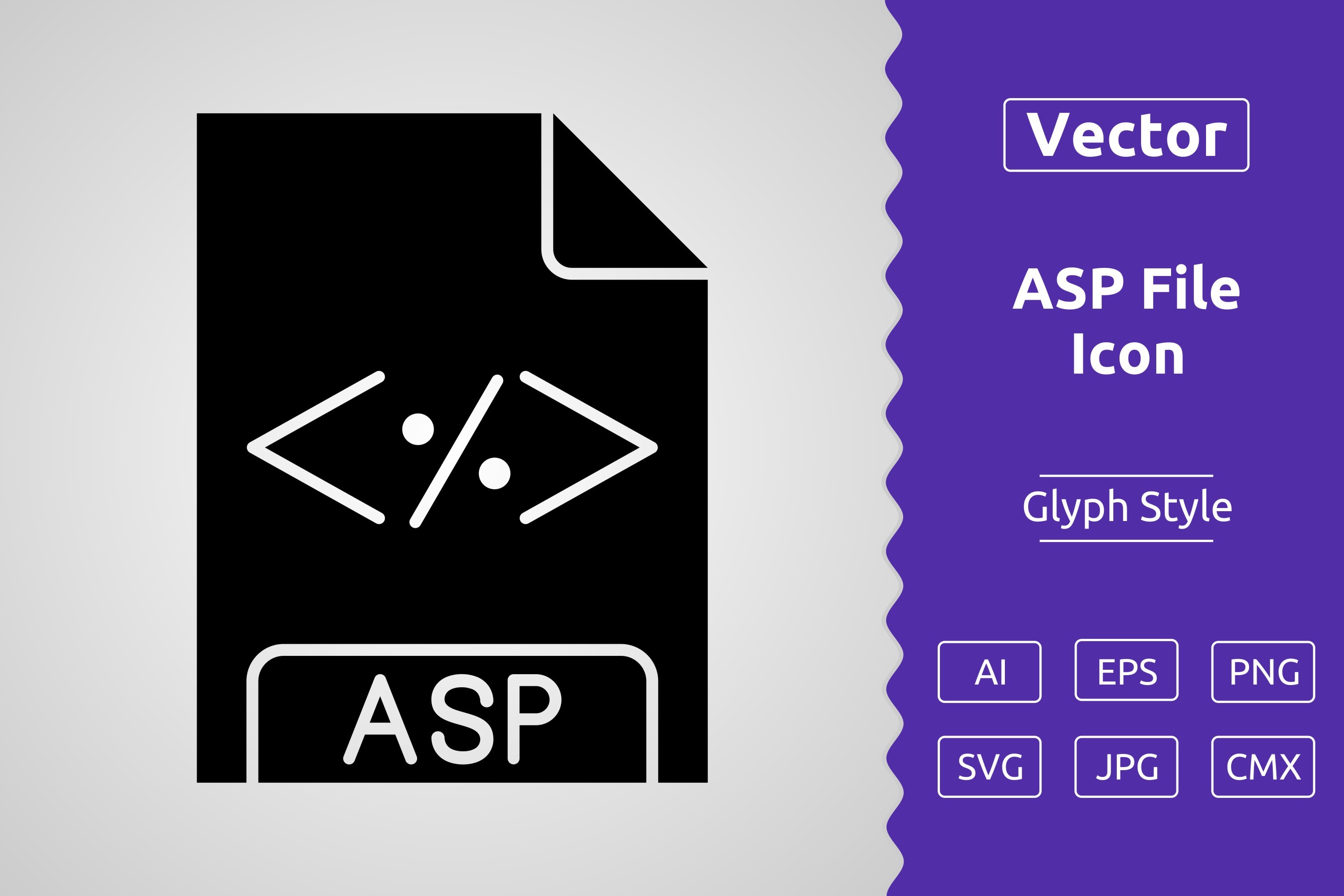 ASP File Format Icon Graphic by Muhammad Atiq · Creative Fabrica