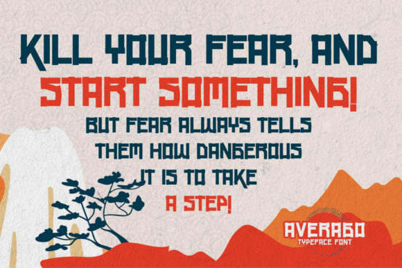 Averago Font - Preview 3