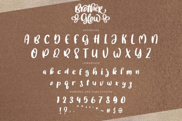 Brother Glow Font - Preview 3