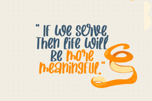 Creamy Orange Font - Preview 5