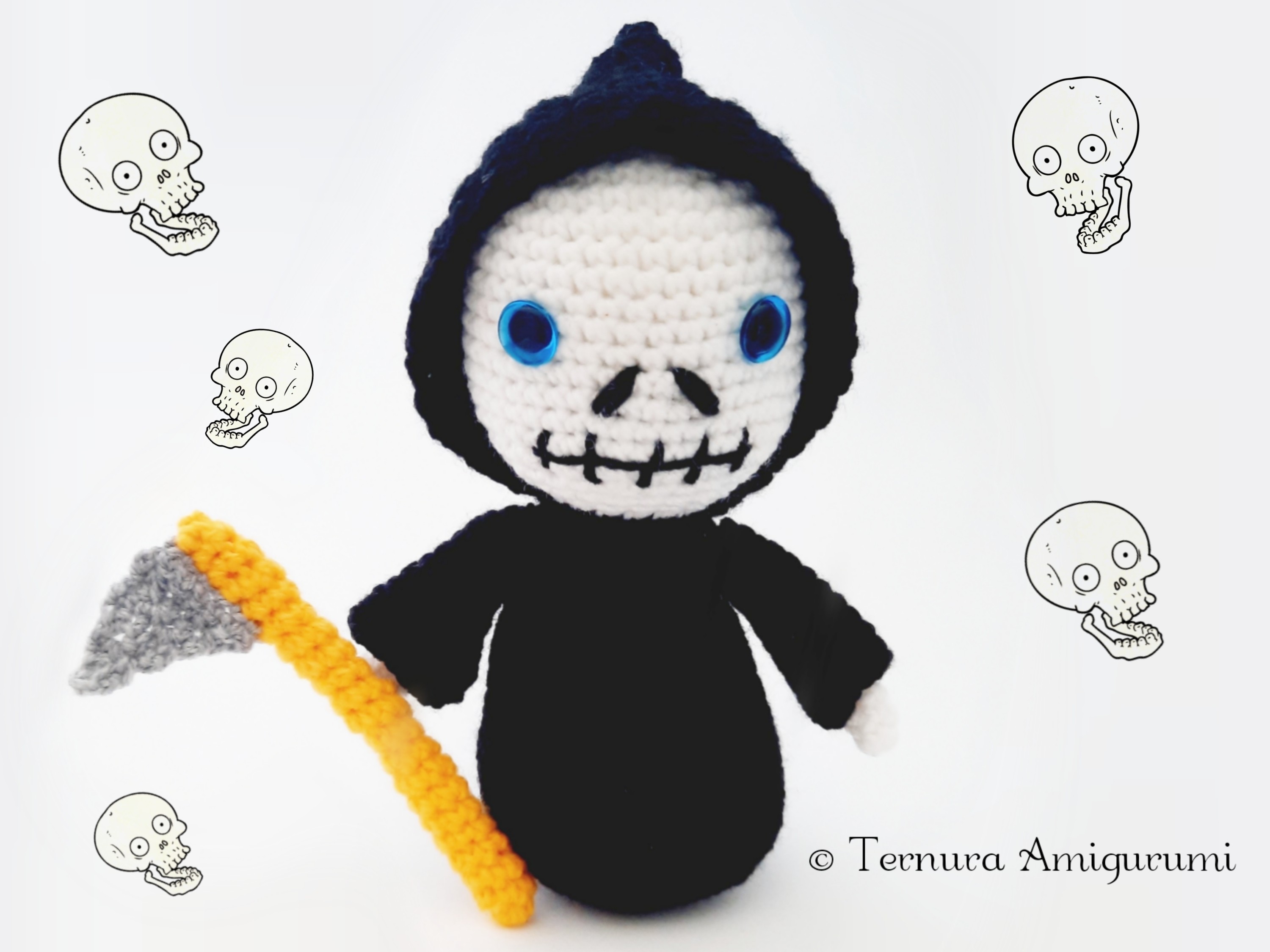 Crochet Pattern the Grim Reaper