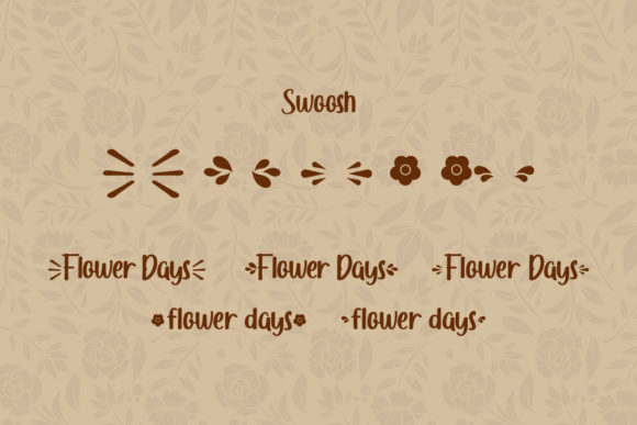 Flower Days Font - Preview 6