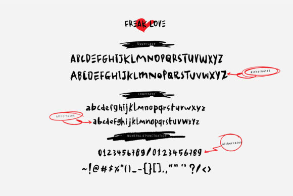 Freak Love Font - Preview 5
