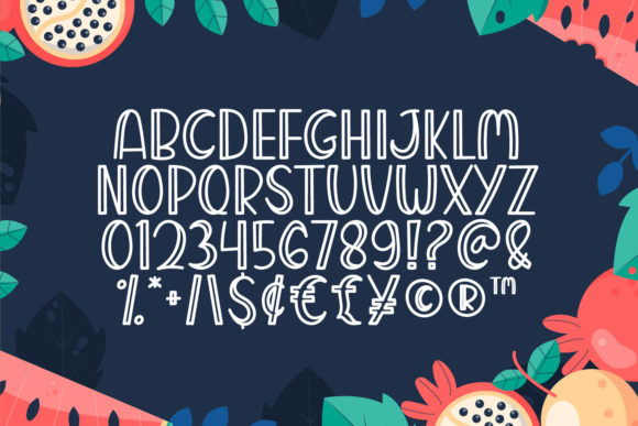 Fresh Fruit Font - Preview 3