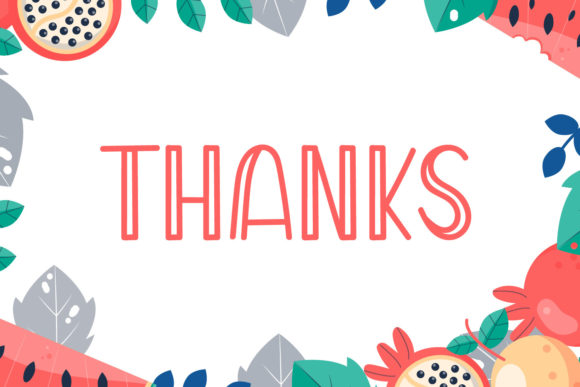 Fresh Fruit Font - Preview 5