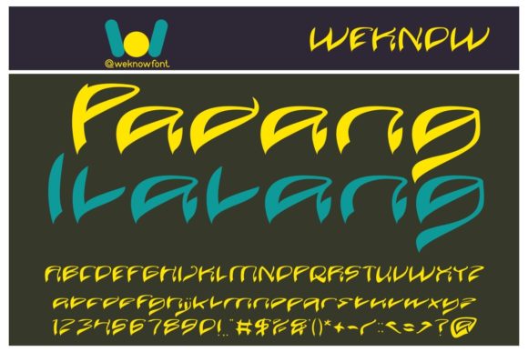 Java Island Font PNG with transparent background - Preview 2