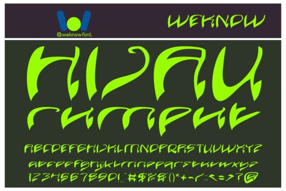 Java Island Font PNG with transparent background - Preview 3