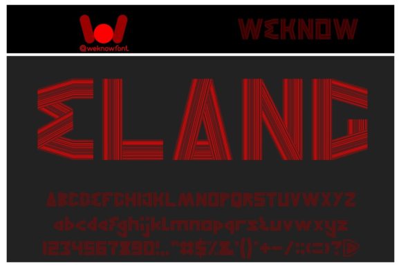 Jelang Font PNG with transparent background - Preview 2