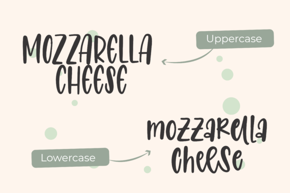 Melted Cheese Font PNG with transparent background - Preview 2