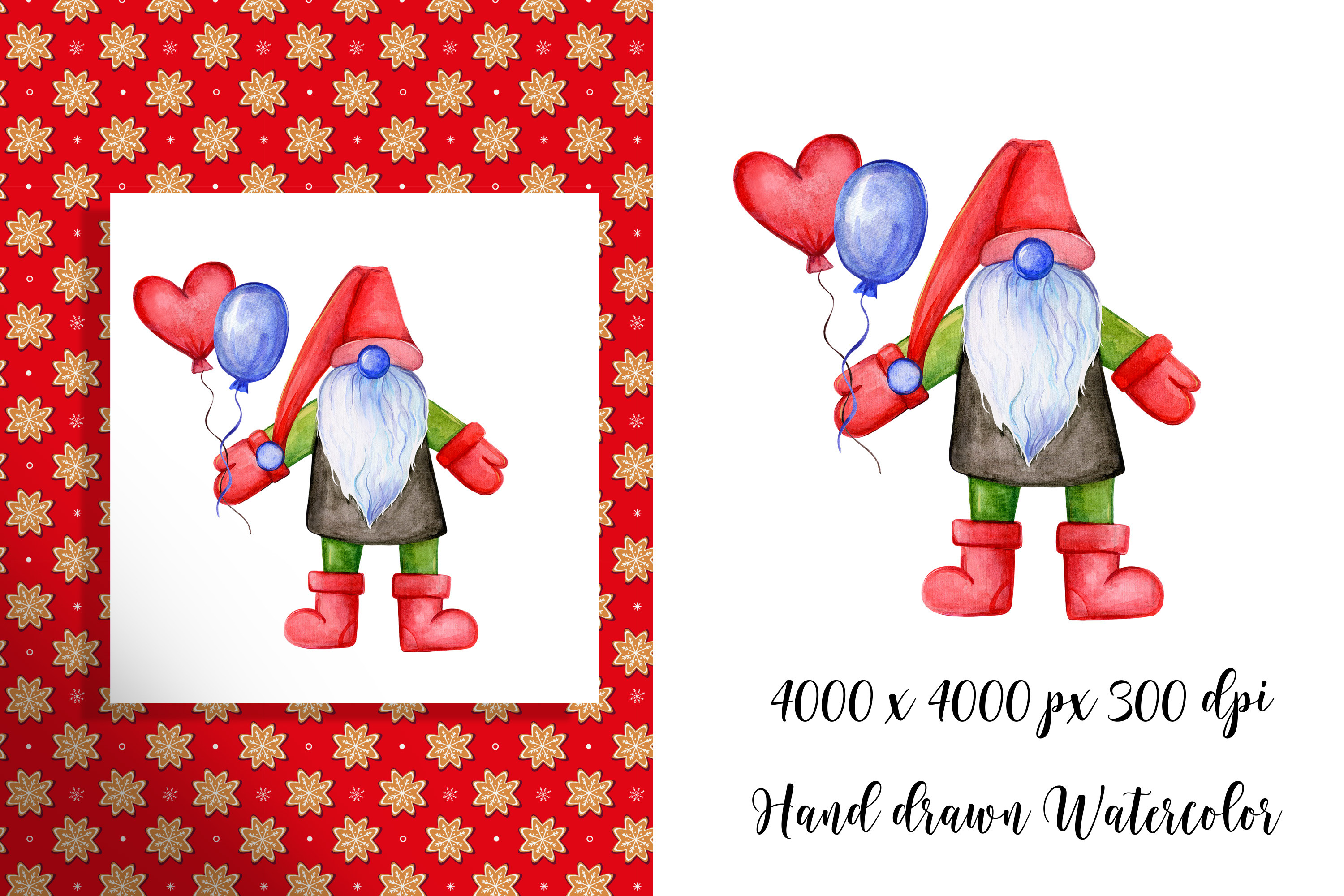 Watercolor Christmas Cliparts Collection - photo 6