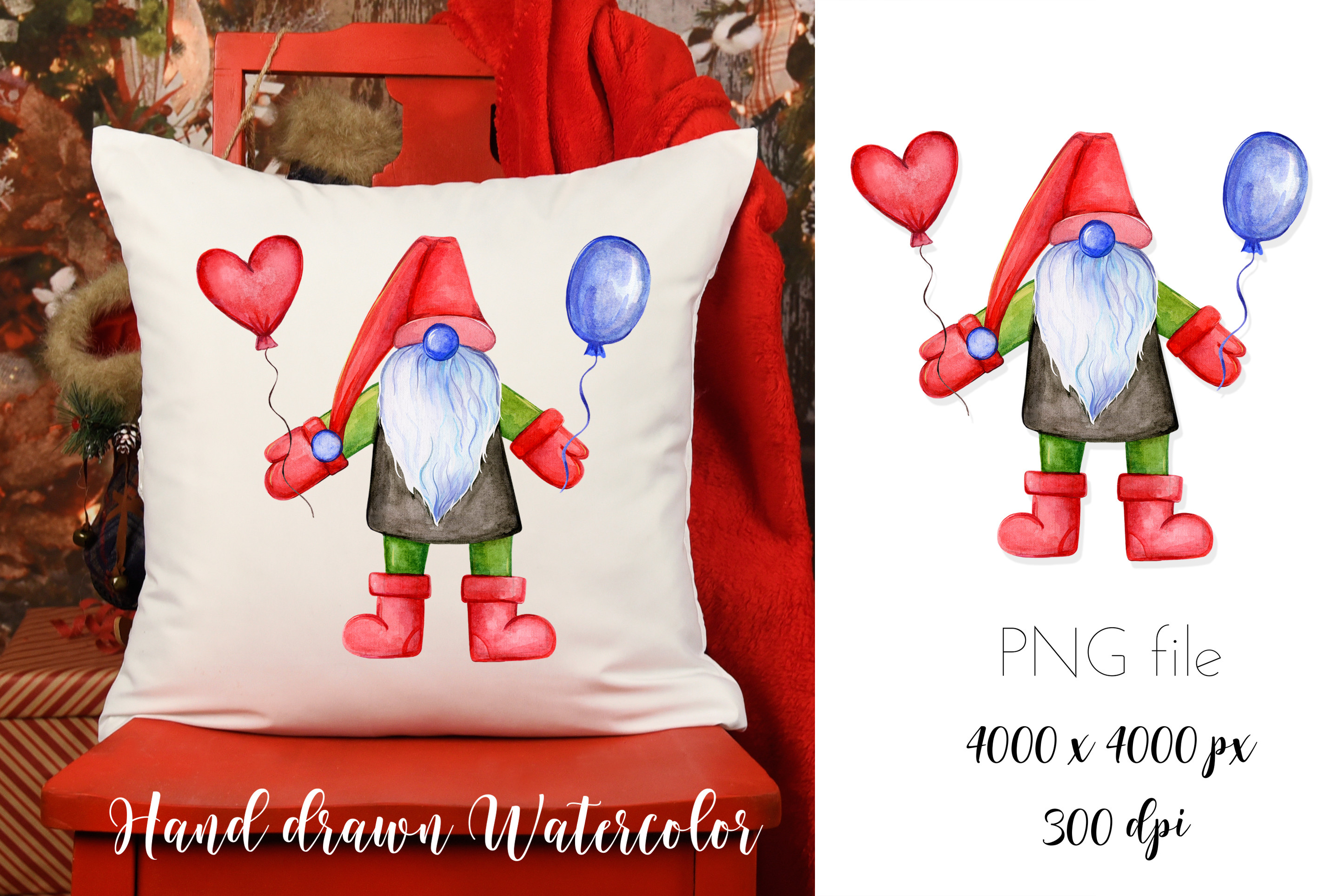 Watercolor Christmas Cliparts Collection - photo 7
