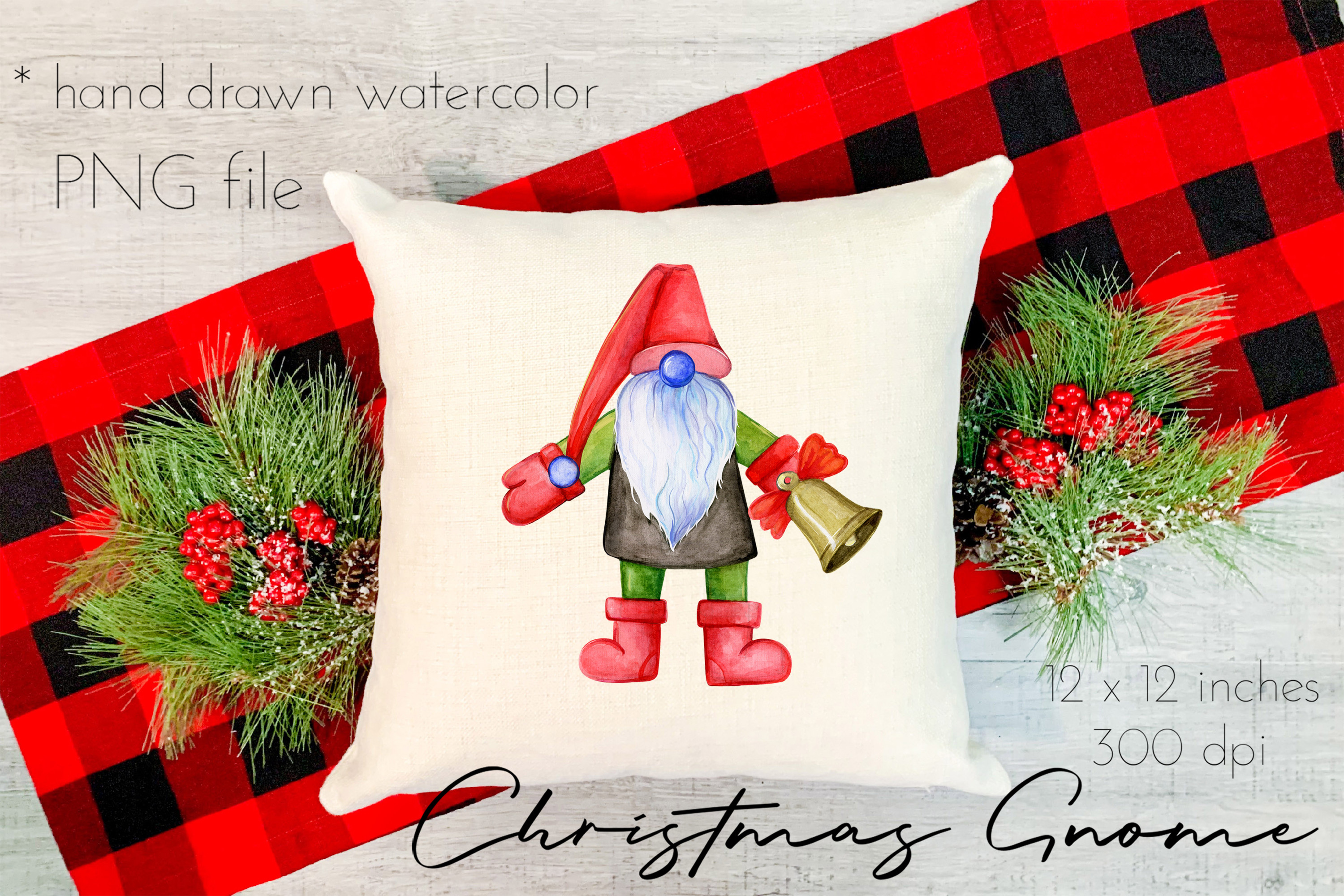 Watercolor Christmas Cliparts Collection - photo 9