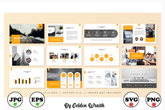 Business minimal slides presentation