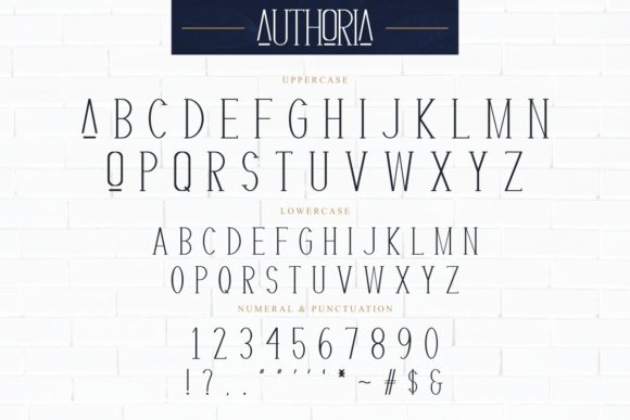 Authoria Font - Preview 3