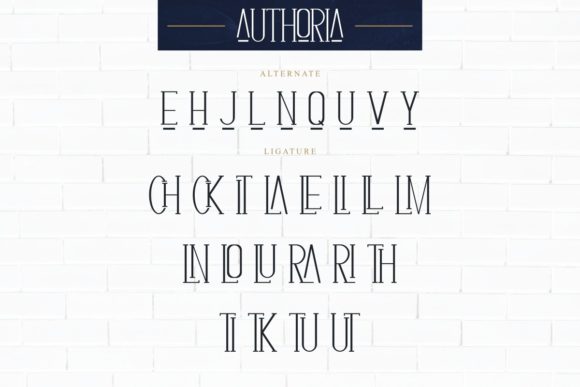 Authoria Font - Preview 5